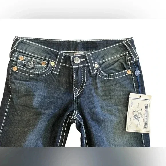 True Religion Skinny Natural Big T Jeans  Size 27 - Picture 6 of 11
